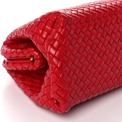 Bottega Veneta Nappa Intrecciato Padded Clutch Red 7 of 8