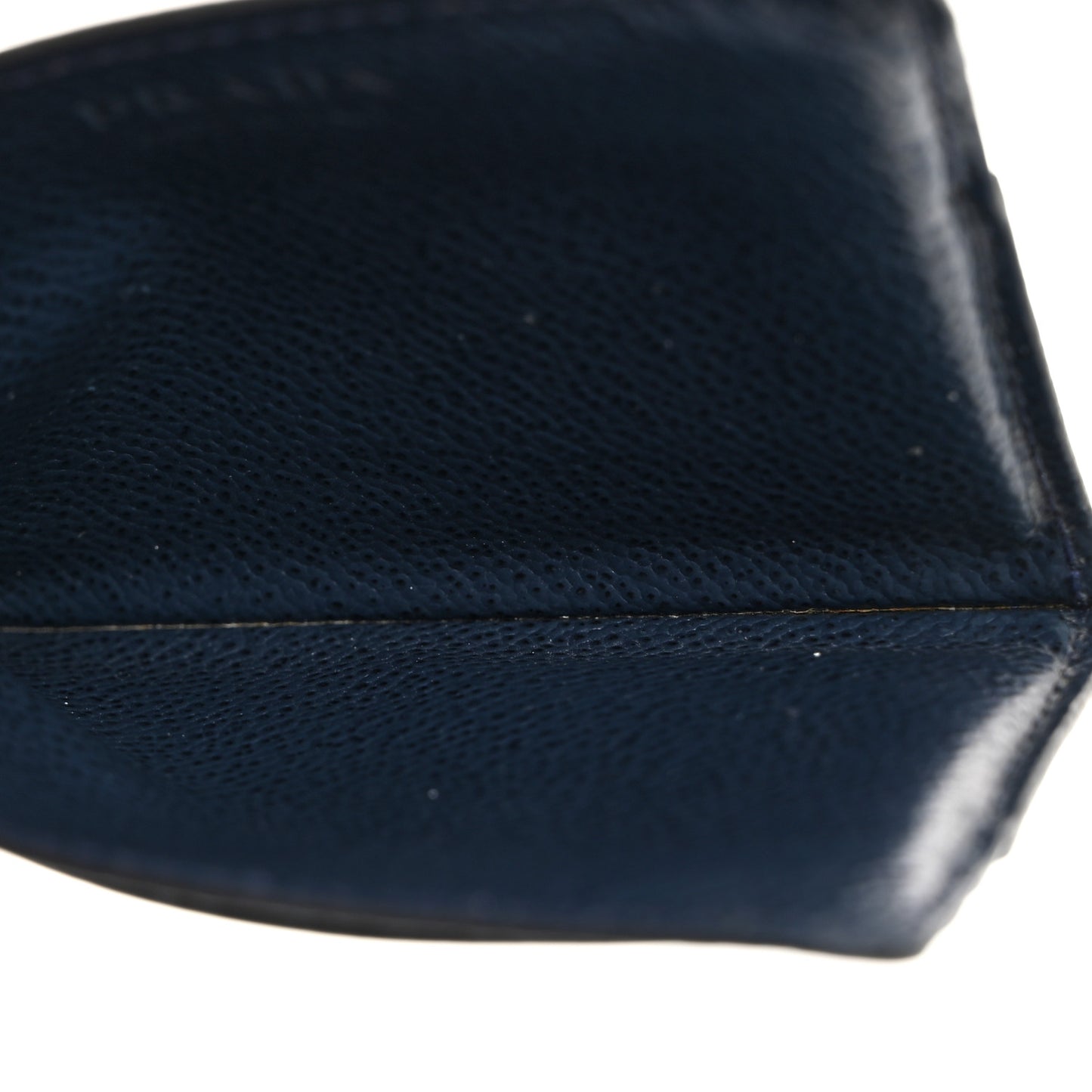 Vitello Micro Grain Card Holder Wallet Baltico Marea