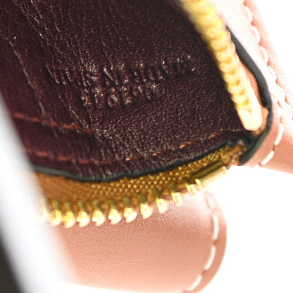 Loewe Smooth Calfskin Mini Gate Wallet Pastel Pink Tan 7 of 7