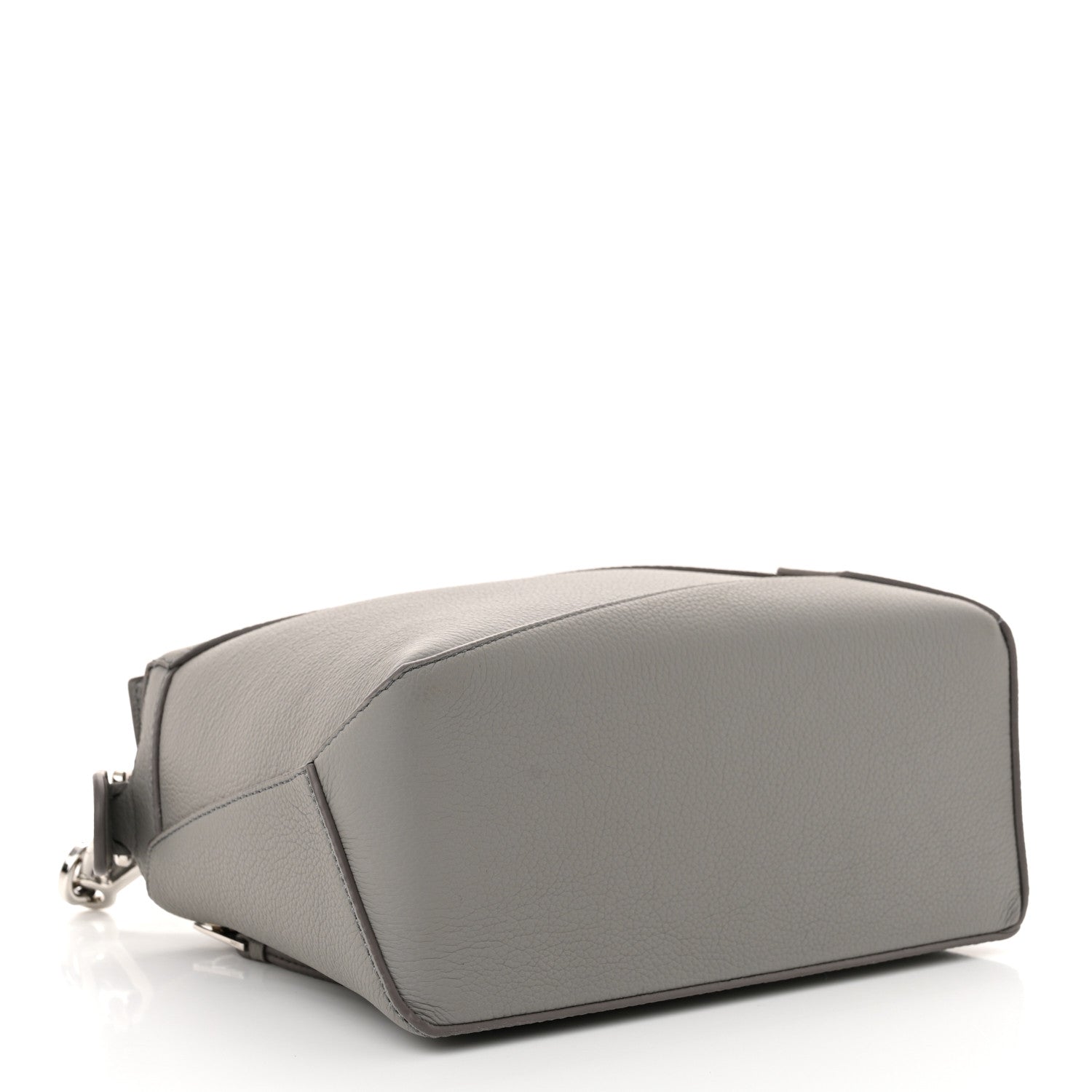 Loewe Soft Grained Calfskin Small Puzzle Edge Bag Pearl Grey 4 of 10