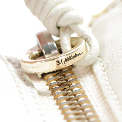 3.1 Phillip Lim 3.1 Calfskin Large Pashli Satchel White 8 of 13