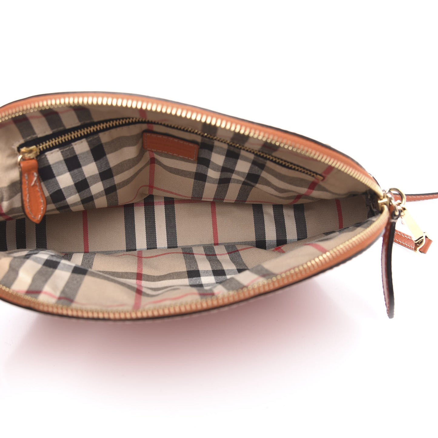 Grained Calfskin Small Orchard Crossbody Orange