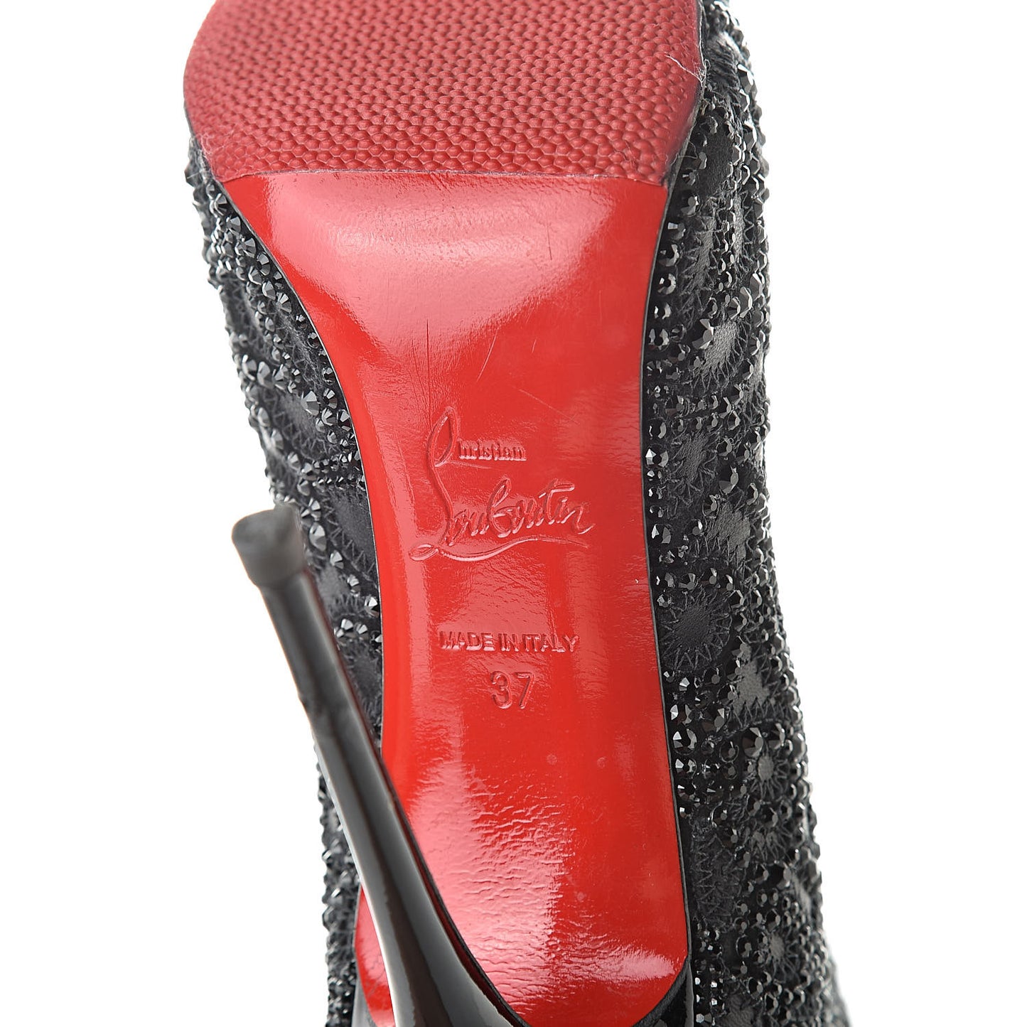 Calfskin Strass Rihanini 120 Booties 37 Black