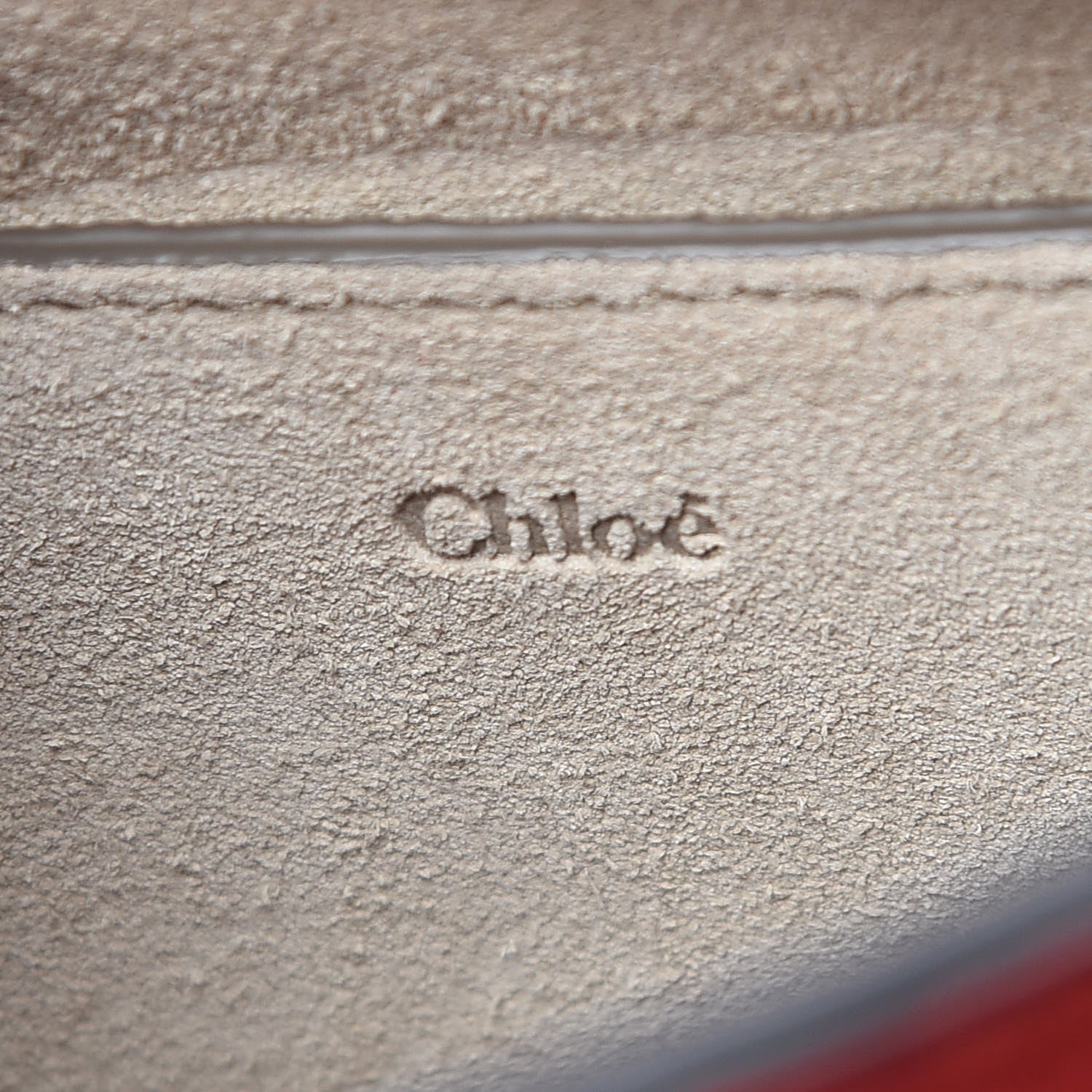 Chloe Calfskin Suede Mini Pixie Signature Belt Bag Dahlia Red 6 of 8