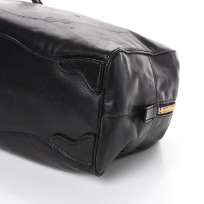 Prada Box Embossed Logo Bowler Black 9 of 9