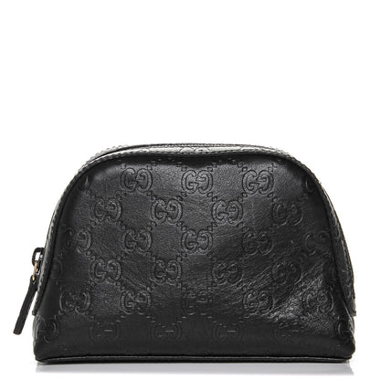 Gucci Guccissima GG Cosmetic Case Black 1 of 7
