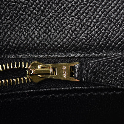 Hermes Epsom Kelly Sellier 28 Black 20 of 37