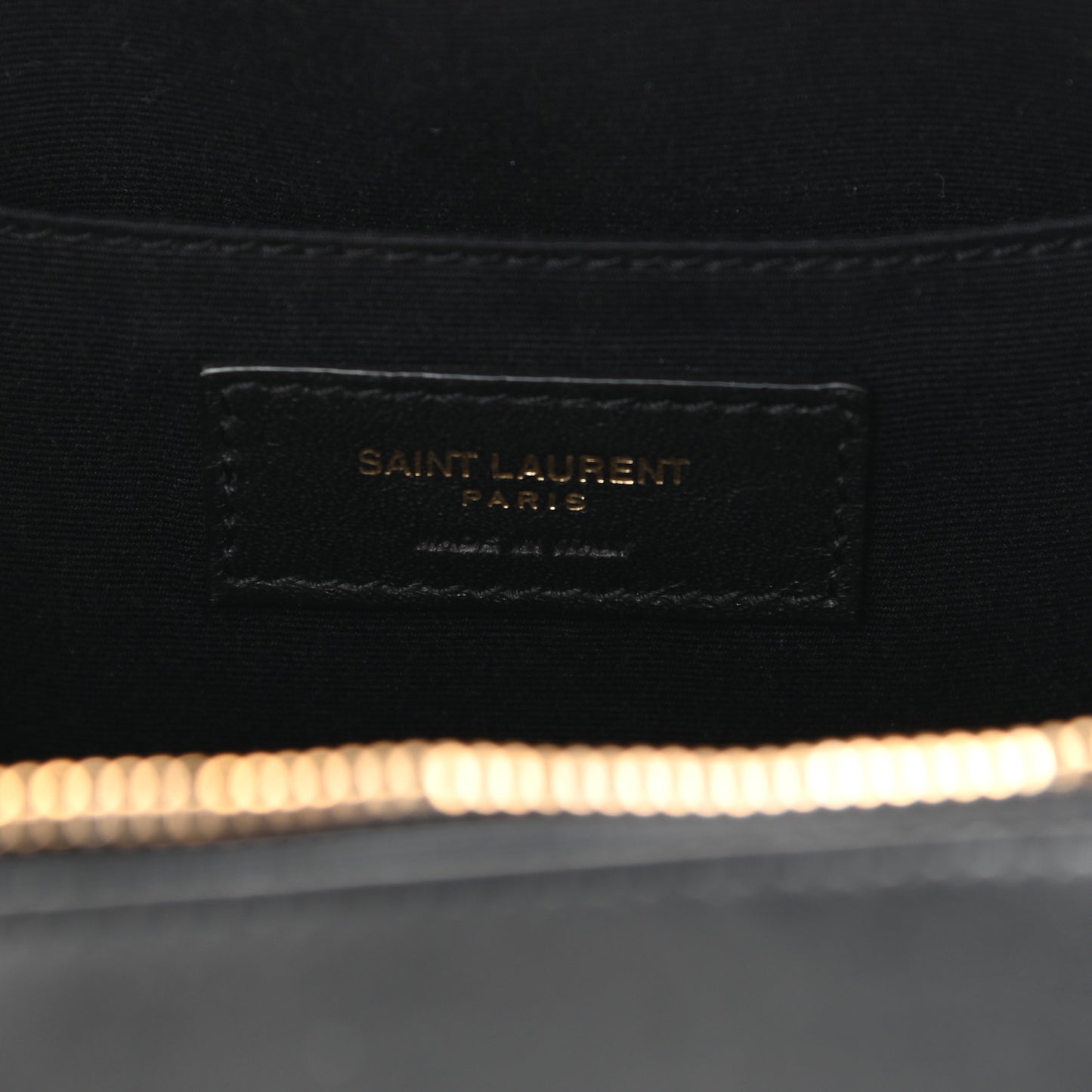 Lambskin Matelasse Monogram Toy Vicky Camera Bag Black