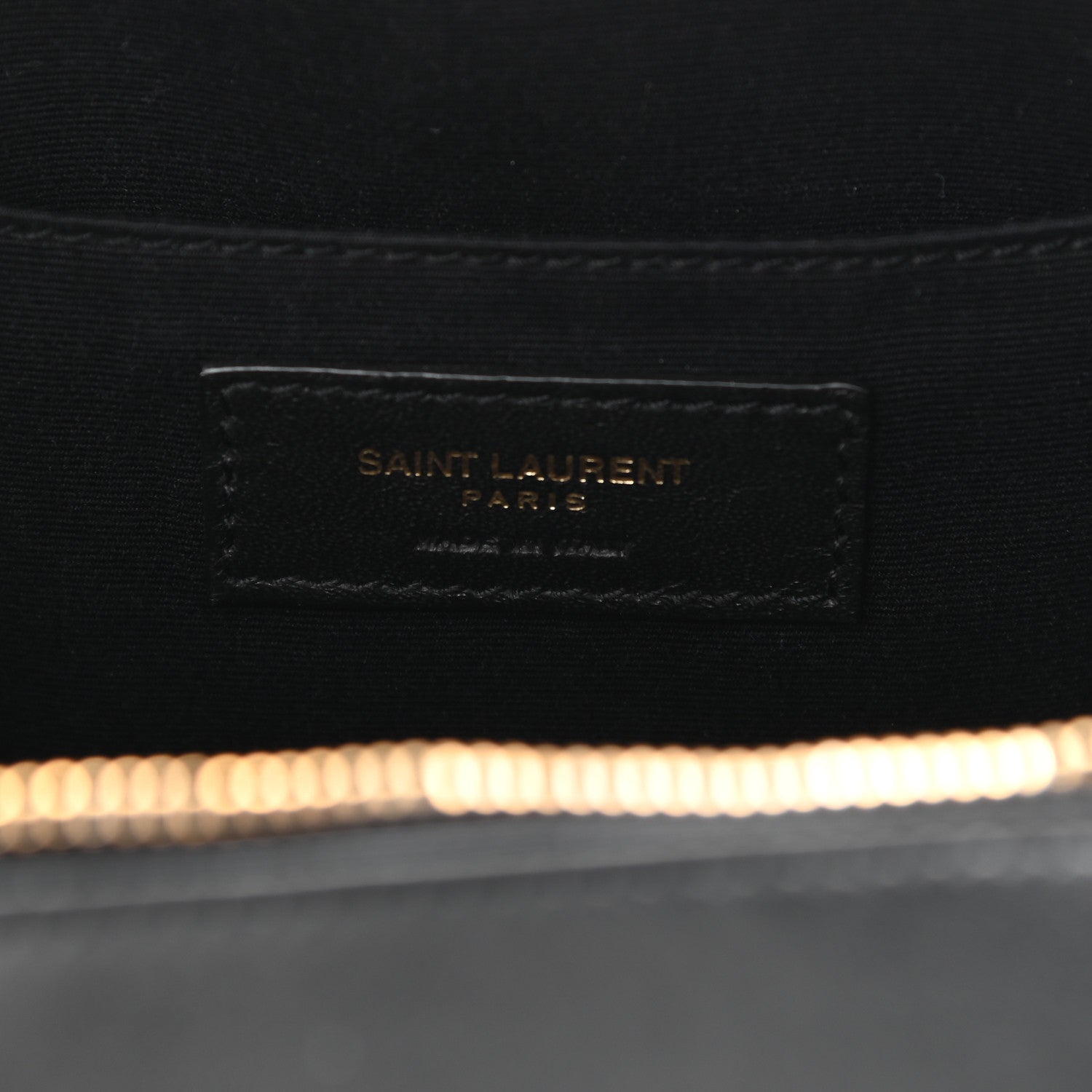 Saint Laurent Lambskin Matelasse Monogram Toy Vicky Camera Bag Black 7 of 10