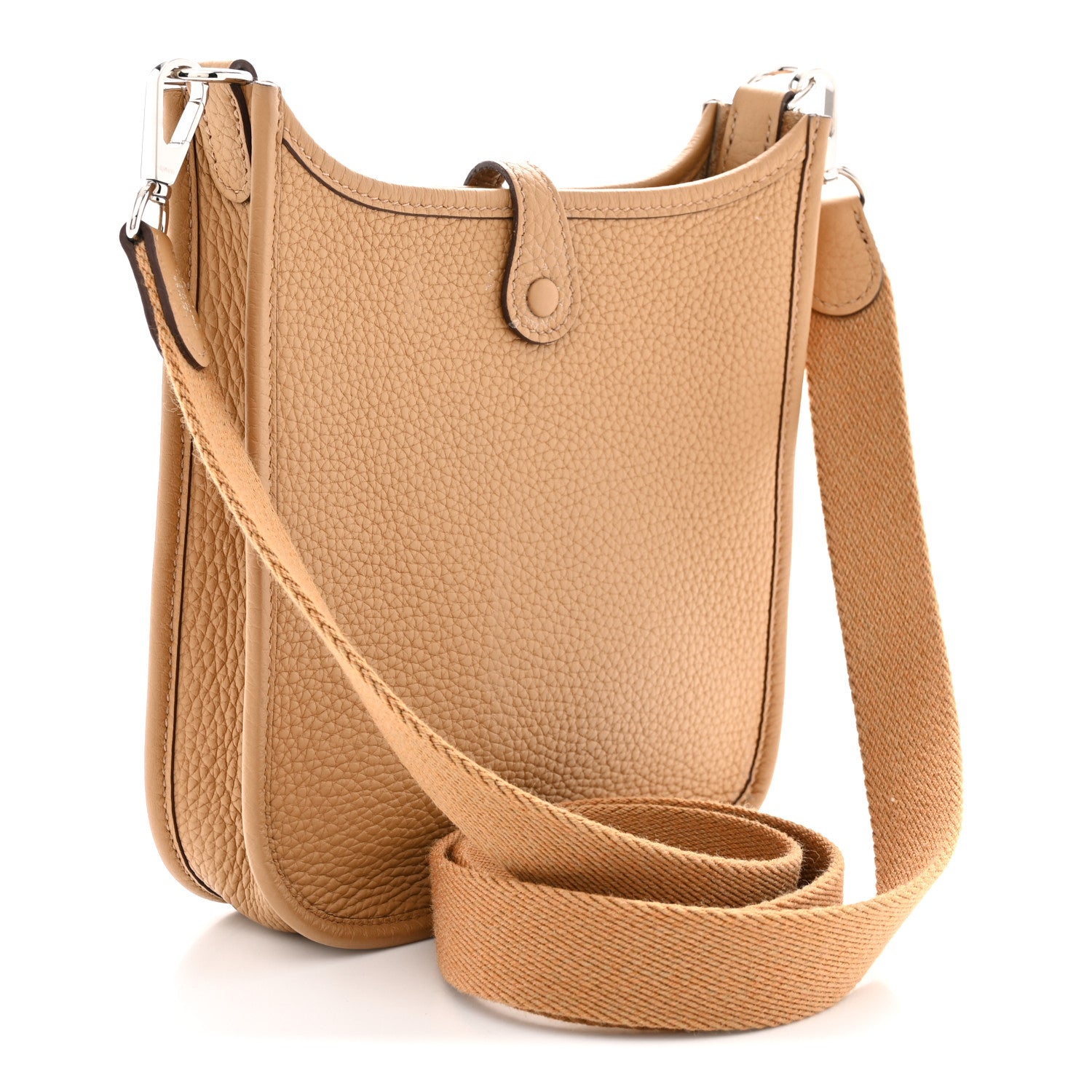 Hermes Taurillon Clemence Evelyne TPM Biscuit 3 of 11