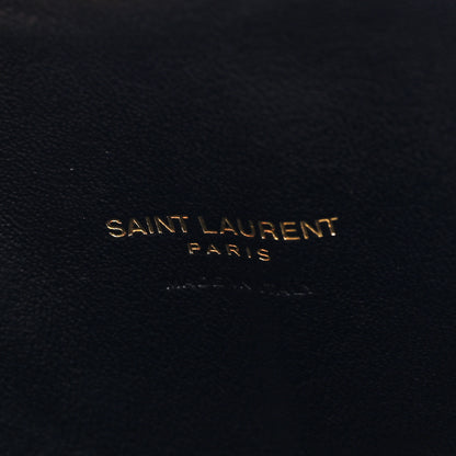Saint Laurent Patent Crocodile Embossed Monogram Heart Key Pouch Rouge Eros 6 of 7