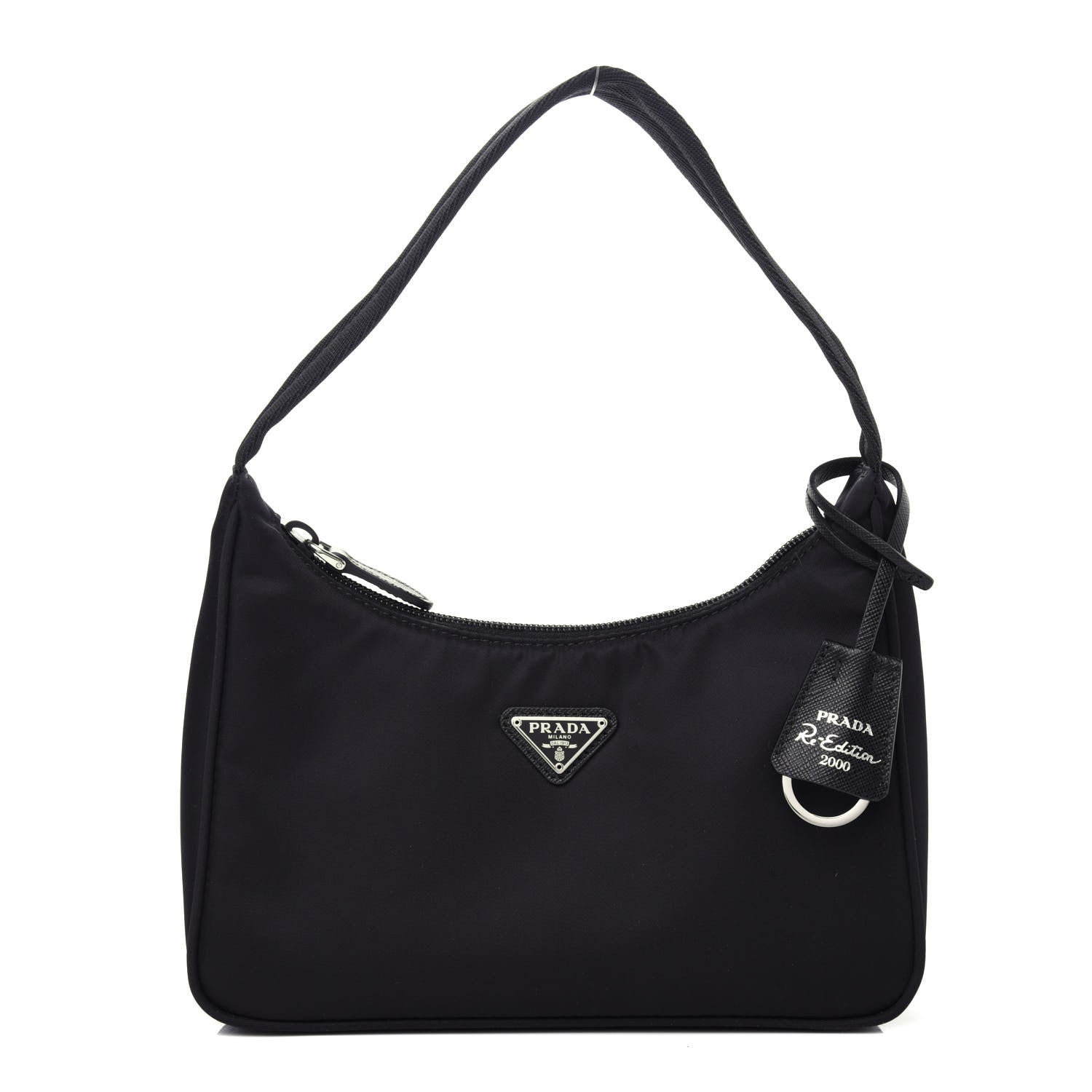 Prada Tessuto Nylon Mini Re-Edition 2000 Bag Black 1 of 10