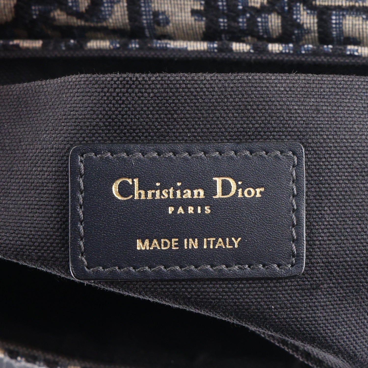 Christian Dior Oblique 30 Montaigne Box Bag Blue 5 of 9