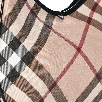 Burberry Nova Check Small Barton Hobo Black 9 of 10