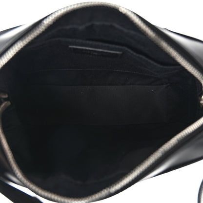 Saint Laurent Calfskin Suede Matelasse Monogram Lou Camera Bag Black 5 of 9