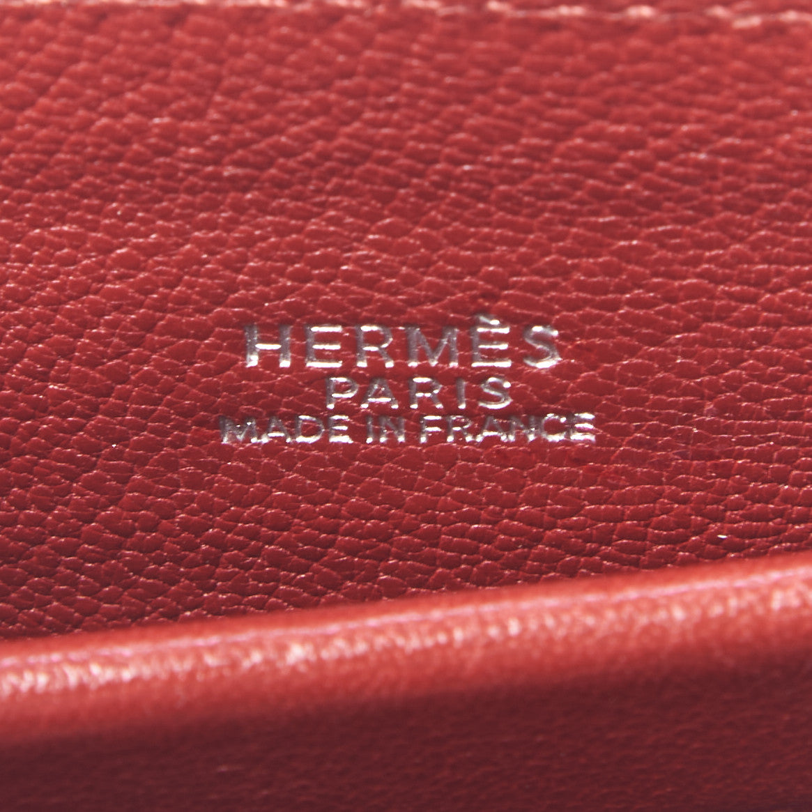 Hermes Buffle Cabana Tote Rouge H 7 of 8