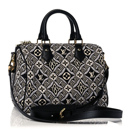Louis Vuitton Jacquard Since 1854 Speedy Bandouliere 25 Grey 3 of 11