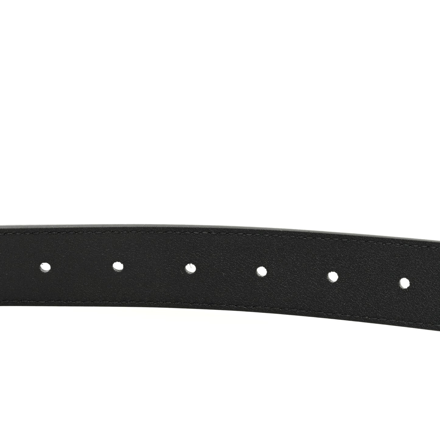 X BALENCIAGA Plutone Calfskin Belt 85 34 Black