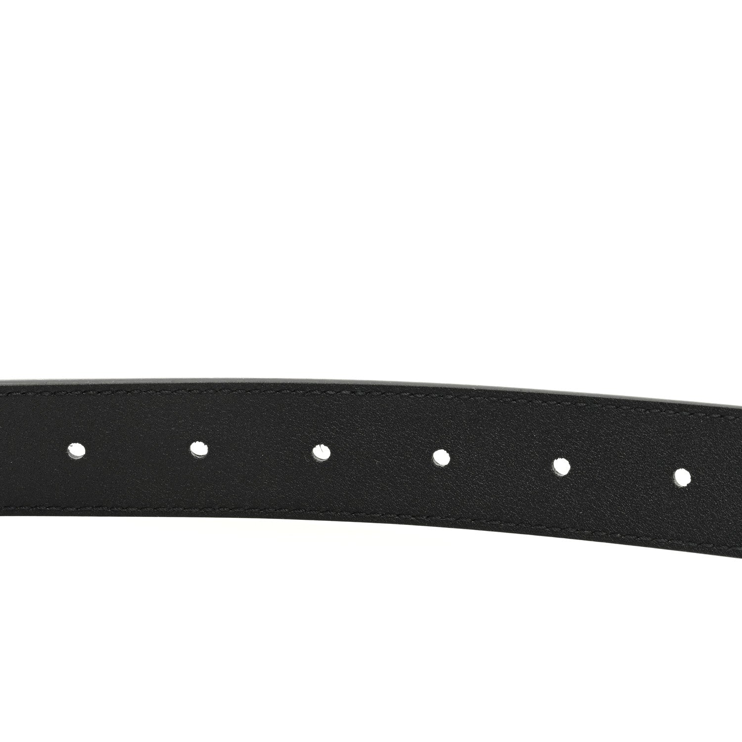 Gucci X BALENCIAGA Plutone Calfskin Belt 85 34 Black 4 of 4