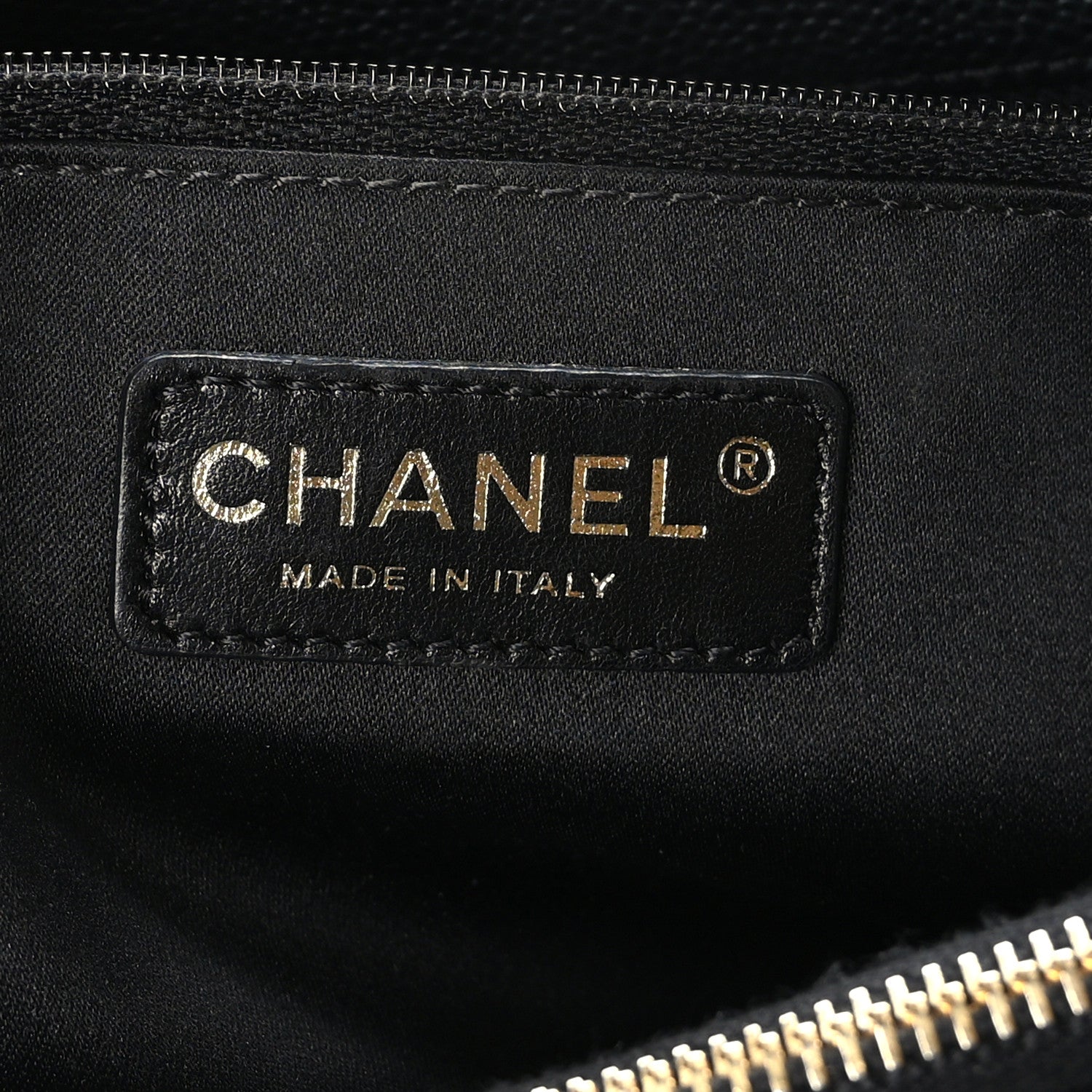 Chanel Caviar Quilted Grand Shopping Tote GST Black 7 of 12