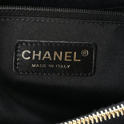 Chanel Caviar Quilted Grand Shopping Tote GST Black 7 of 12