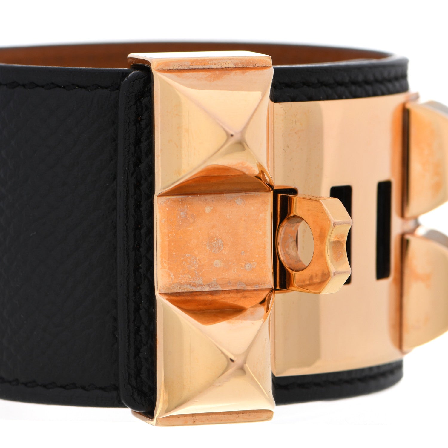 Hermes Epsom Collier de Chien CDC Bracelet S Black 7 of 10