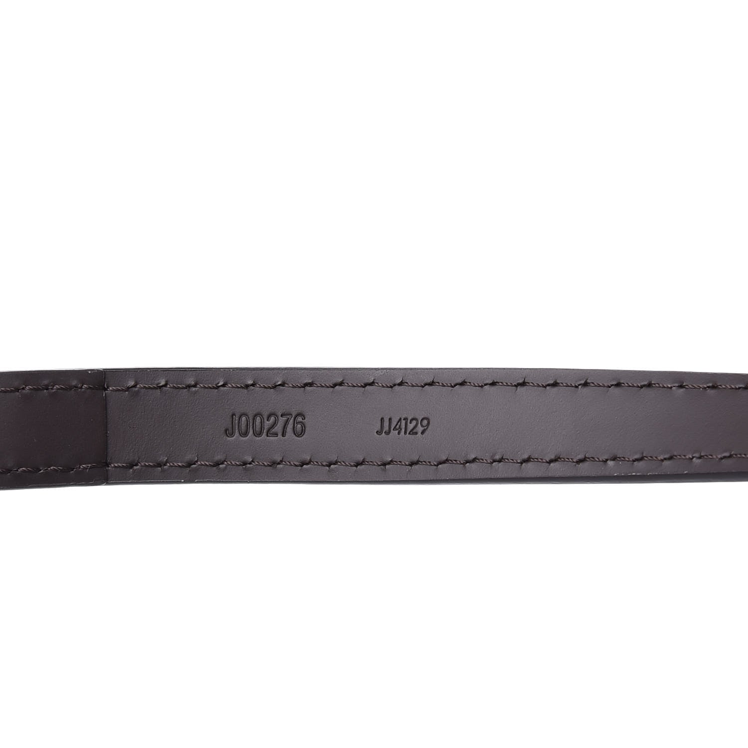 Louis Vuitton Calfskin 16mm Adjustable Shoulder Strap Brown 4 of 5