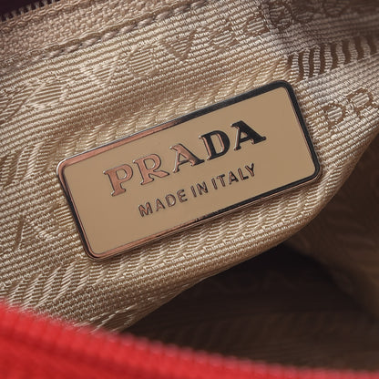 Prada Nylon Vela Sport Messenger Bag Rosso 10 of 11