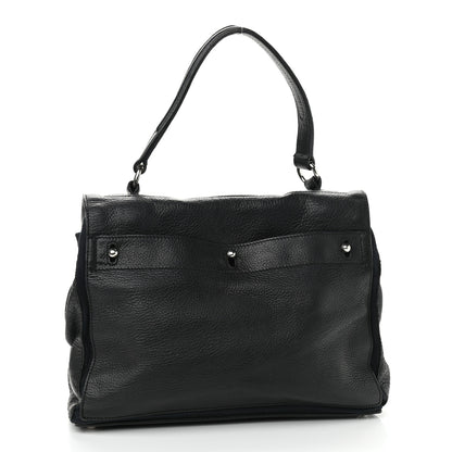 Saint Laurent Calfskin Canvas Medium Muse Two Black 3 of 12