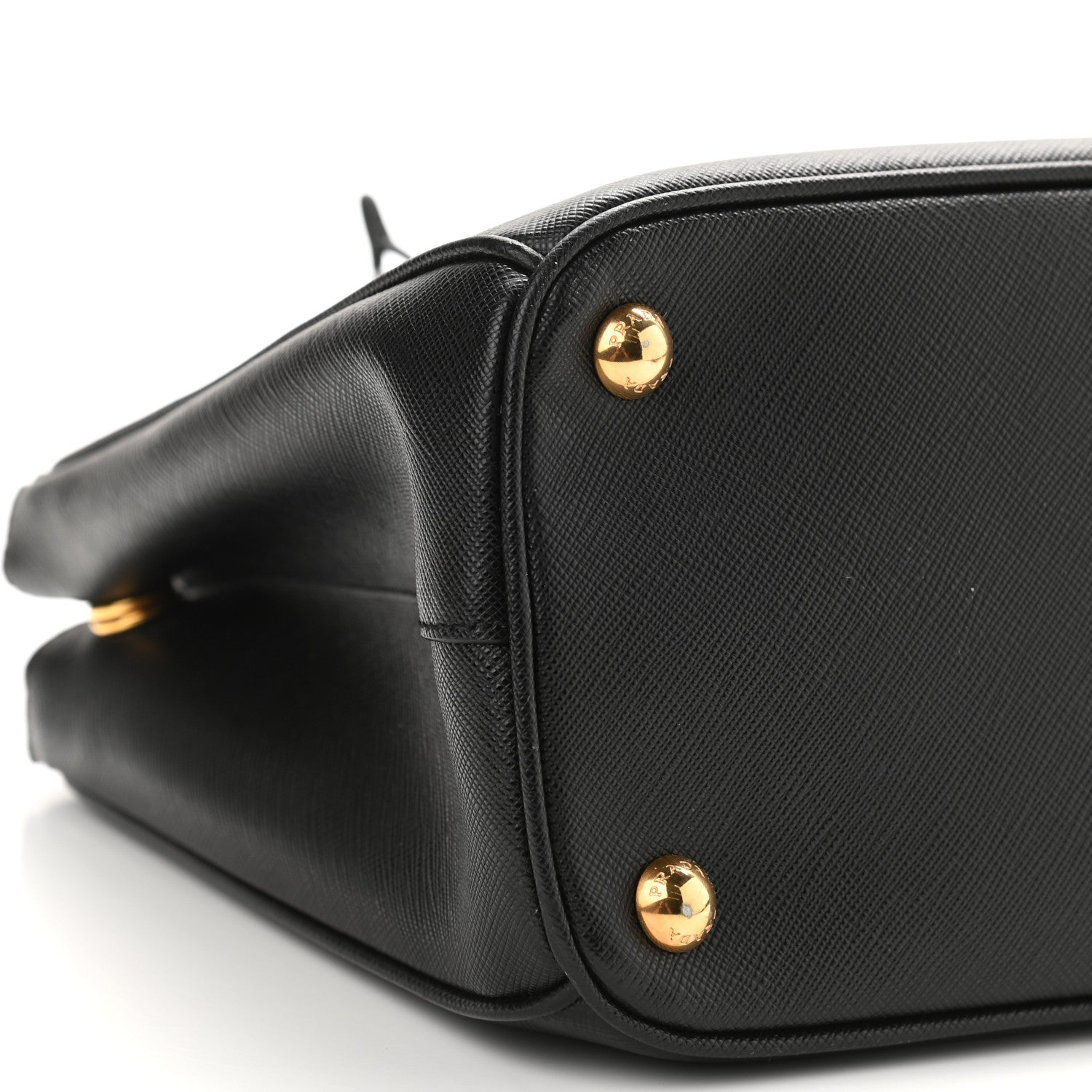 Prada Saffiano Small Galleria Double Zip Tote Black 8 of 9