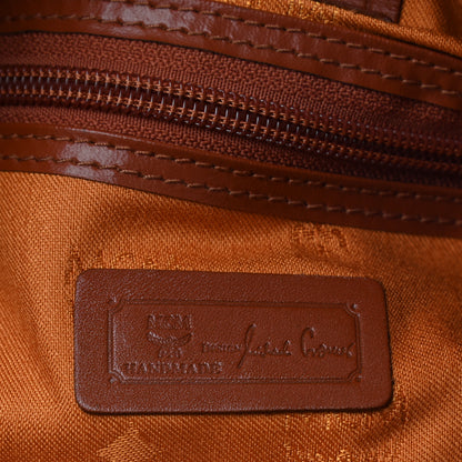 MCM Visetos Traveler Bag Cognac 8 of 16