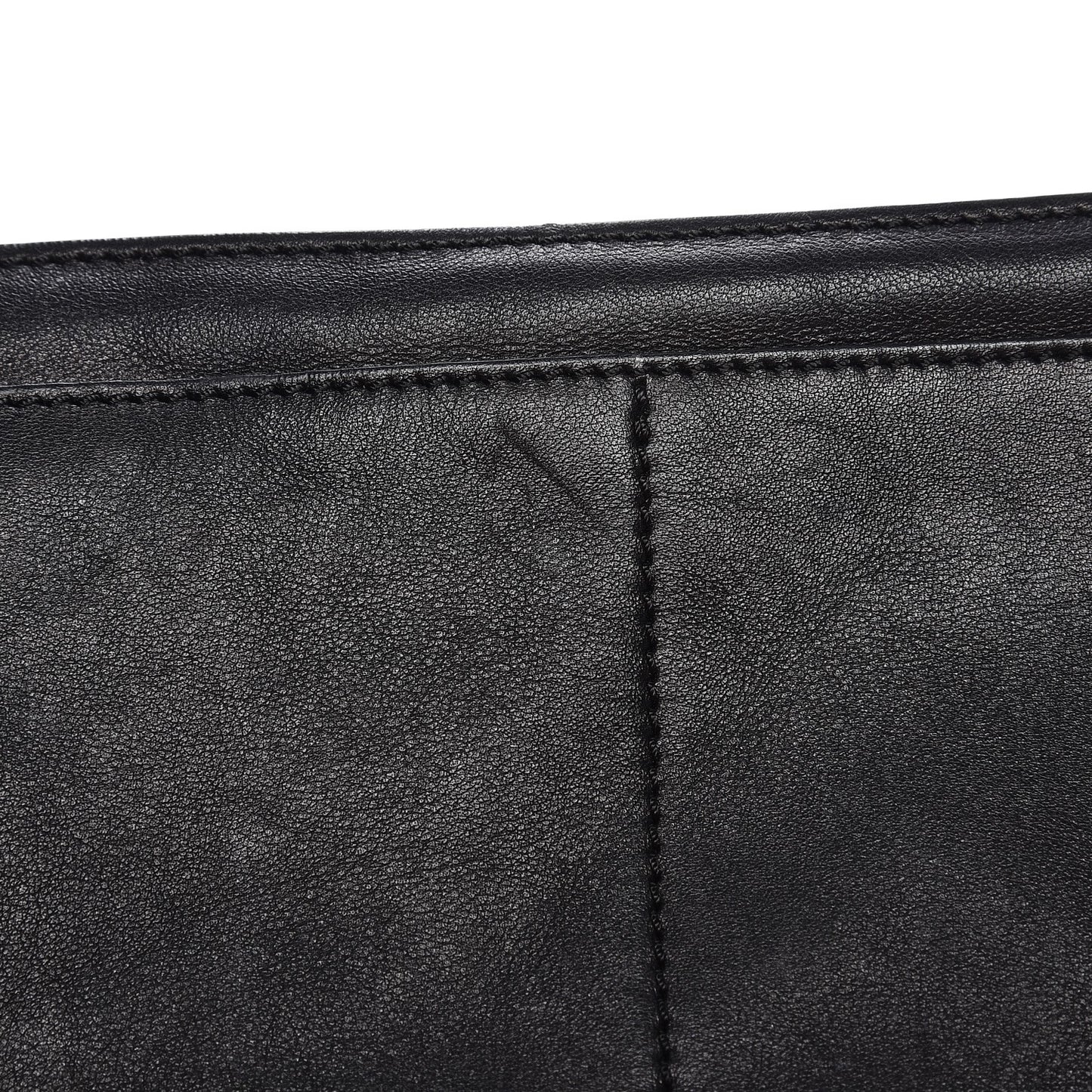 Vitello Medium Rockstud Tote Black