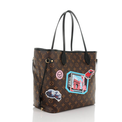 Louis Vuitton Monogram World Tour Neverfull MM 4 of 9