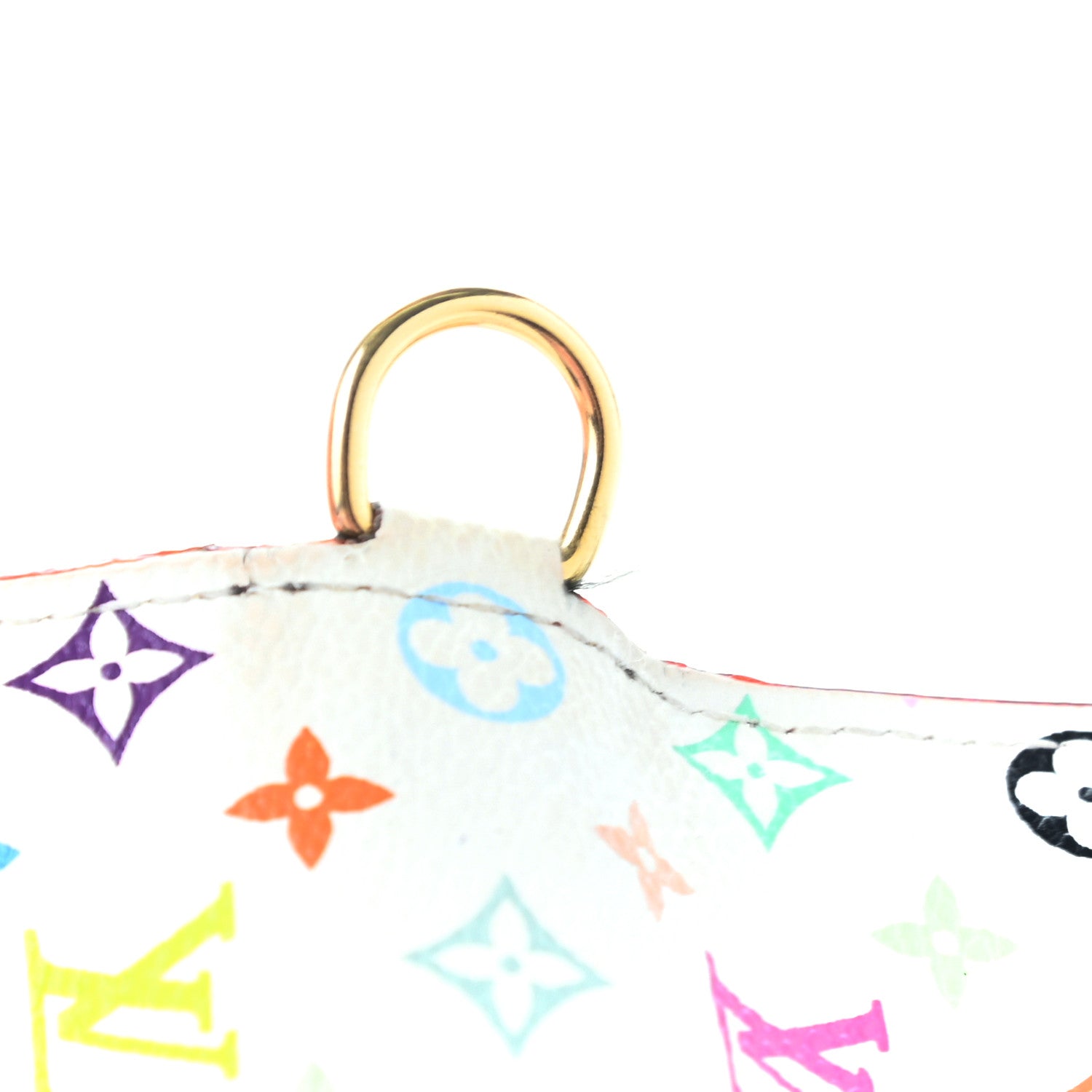 Louis Vuitton Monogram Multicolor Insolite Wallet White Orange 10 of 13