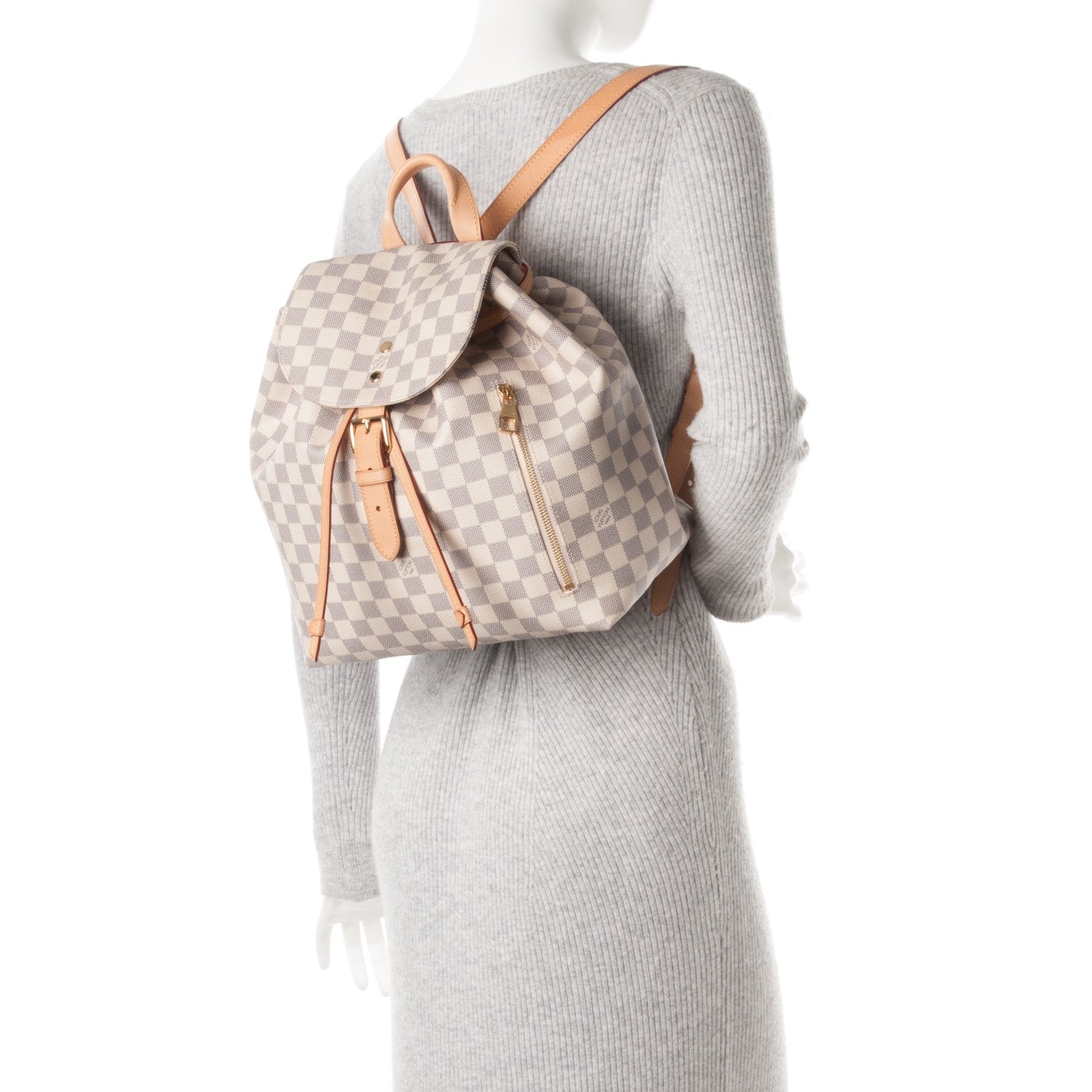 Louis Vuitton Damier Azur Sperone Backpack 2 of 6