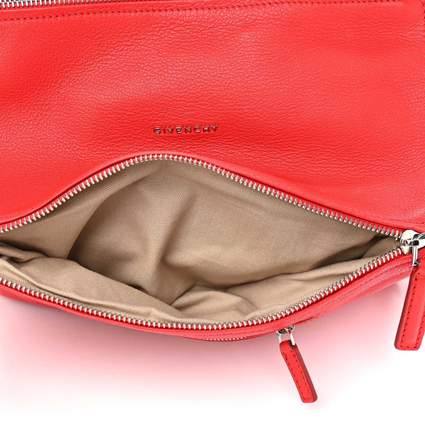 Sugar Goatskin Small Pandora Red
