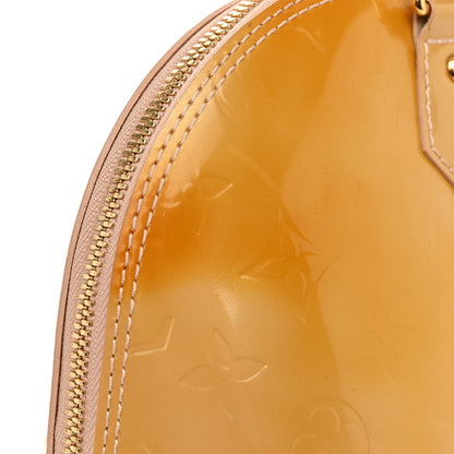 Louis Vuitton Vernis Alma PM Citrine 11 of 12