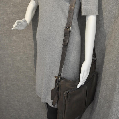 Prada Cervo Deerskin Flat Messenger Bag Bruciato 2 of 10