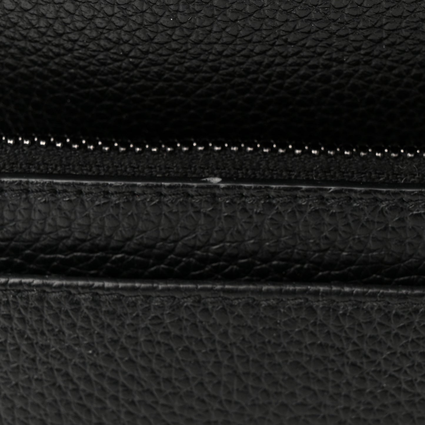 Calfskin Logo Embossed Small Tool 2.0 North-South Tote Black