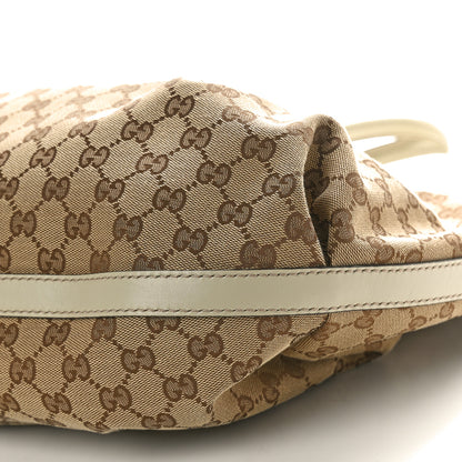 Gucci Monogram Medium Scarlett Studded Tote Beige 10 of 10