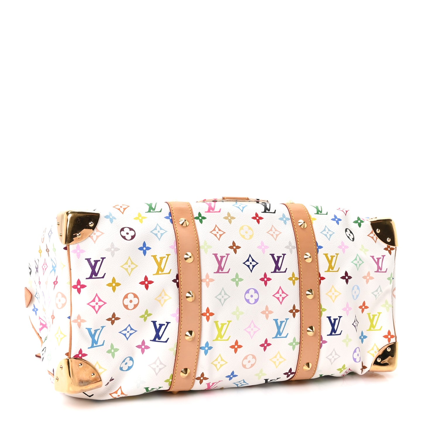 Monogram Multicolor Keepall 45 White