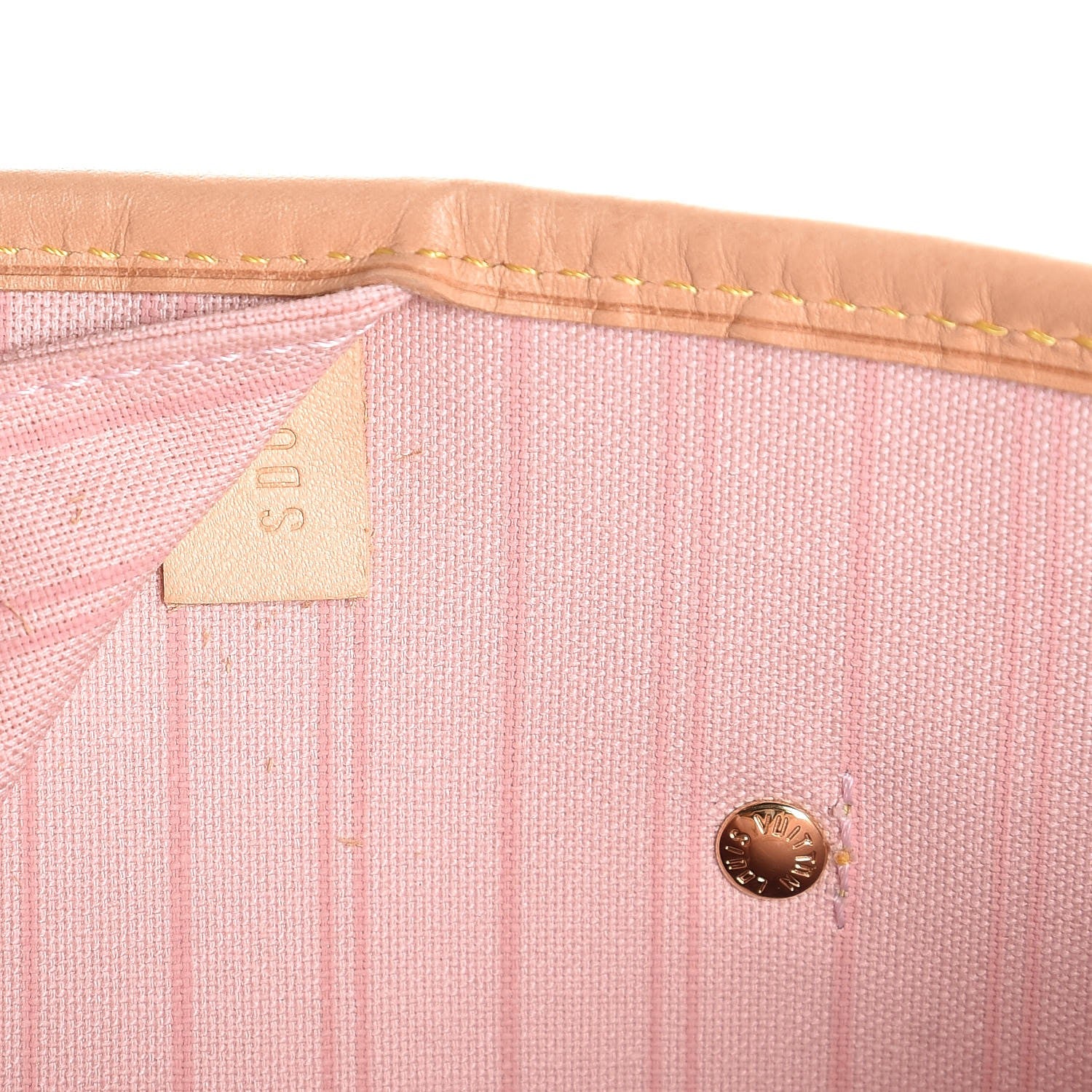 Louis Vuitton Damier Azur Neo Neverfull MM Rose Ballerine 8 of 8