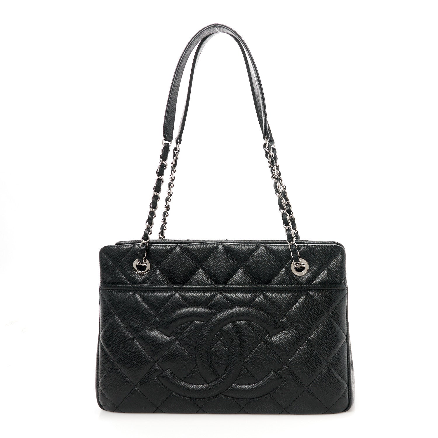 Chanel Caviar Quilted Timeless CC Soft Tote Black 1 of 10