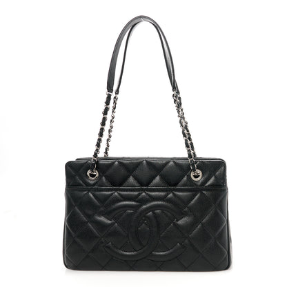 Chanel Caviar Quilted Timeless CC Soft Tote Black 1 of 10