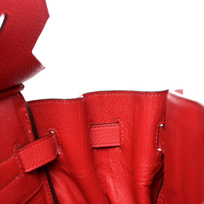 Hermes Togo Birkin 35 Rouge Pivoine 14 of 52