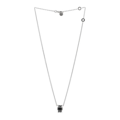 Bulgari Sterling Silver Ceramic Save The Children Pendant Necklace 3 of 6