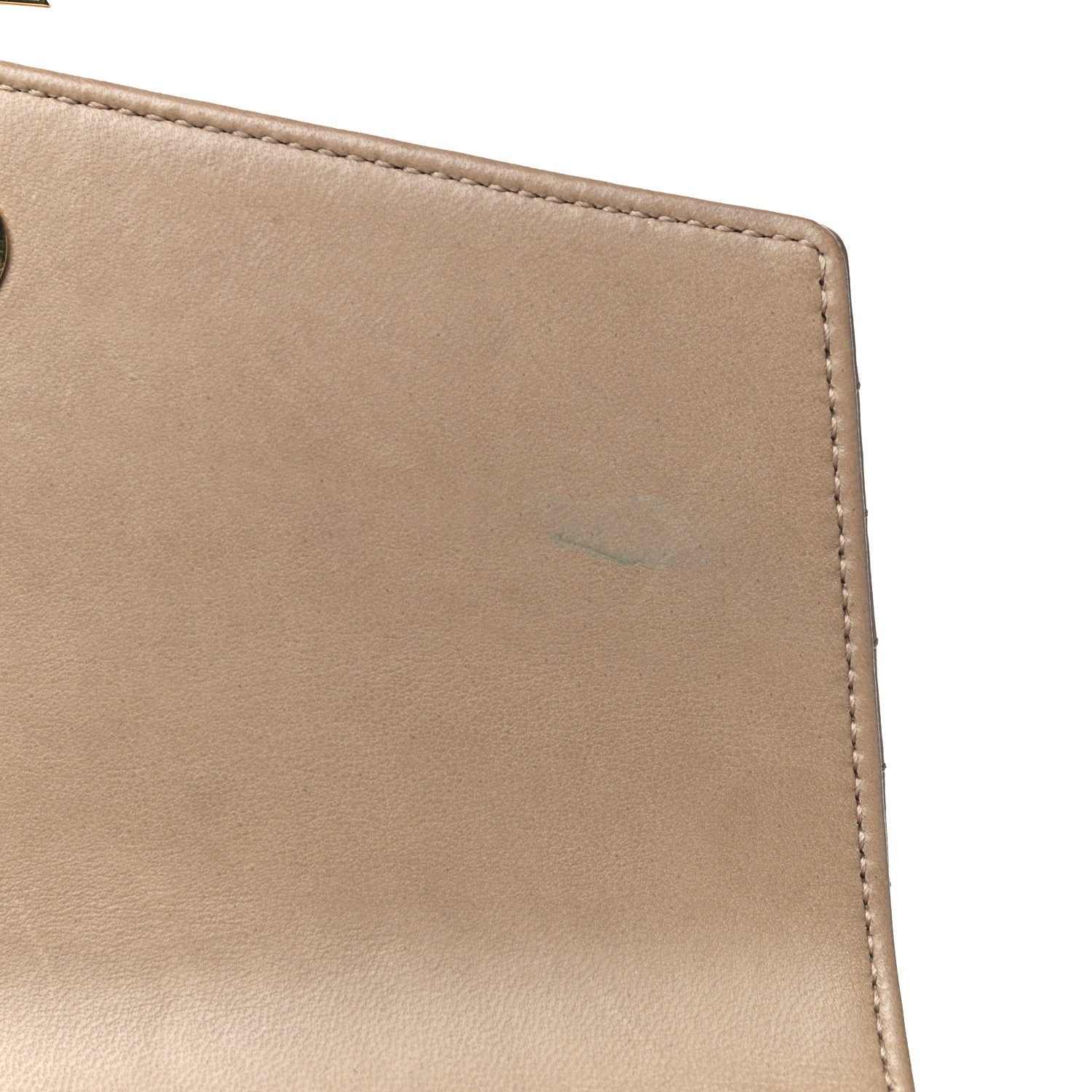 Saint Laurent Lambskin Matelasse Chevron Monogram Small Sulpice Bag Sable Beige 13 of 24