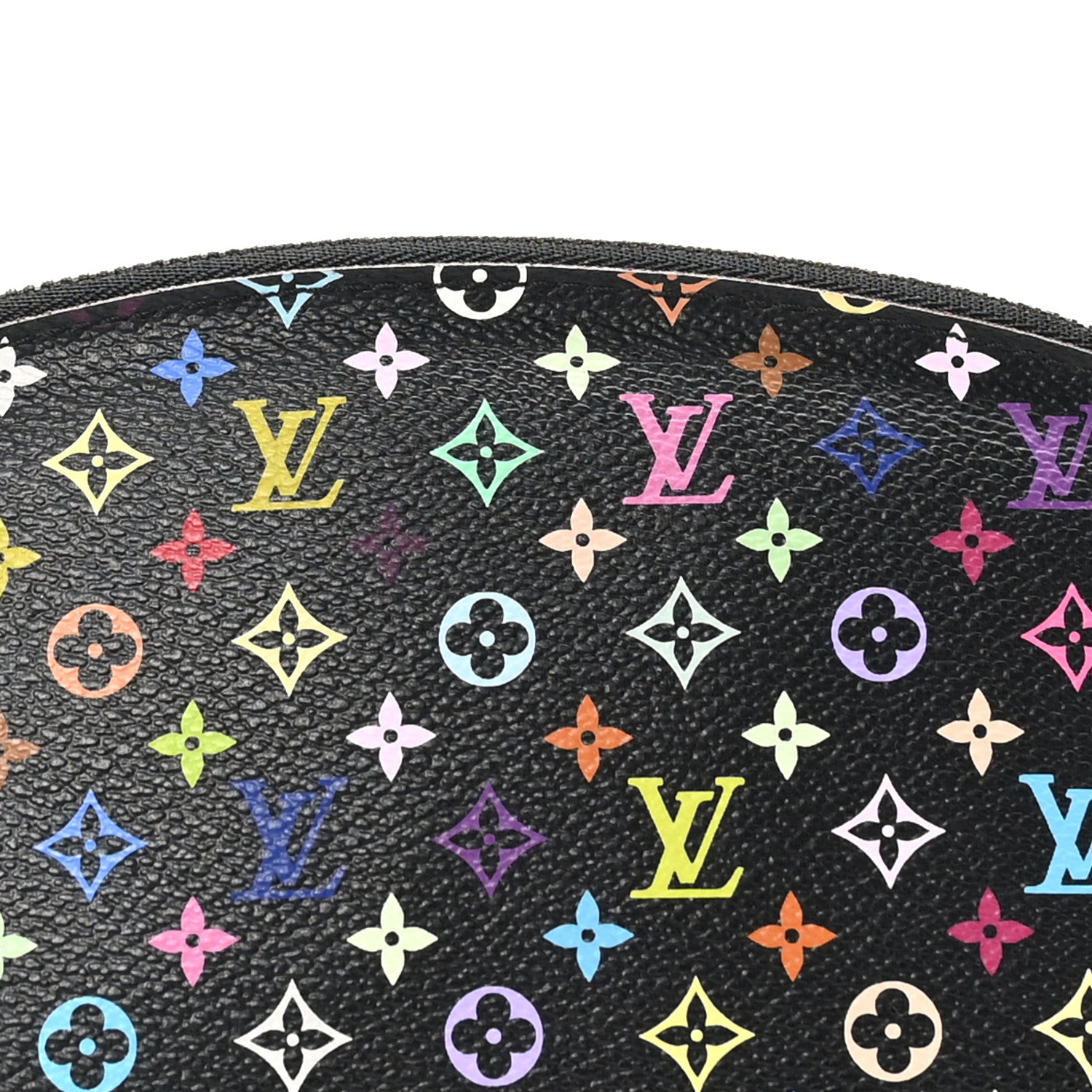 Louis Vuitton Monogram Multicolor Cosmetic Pouch Black Grenade 7 of 7