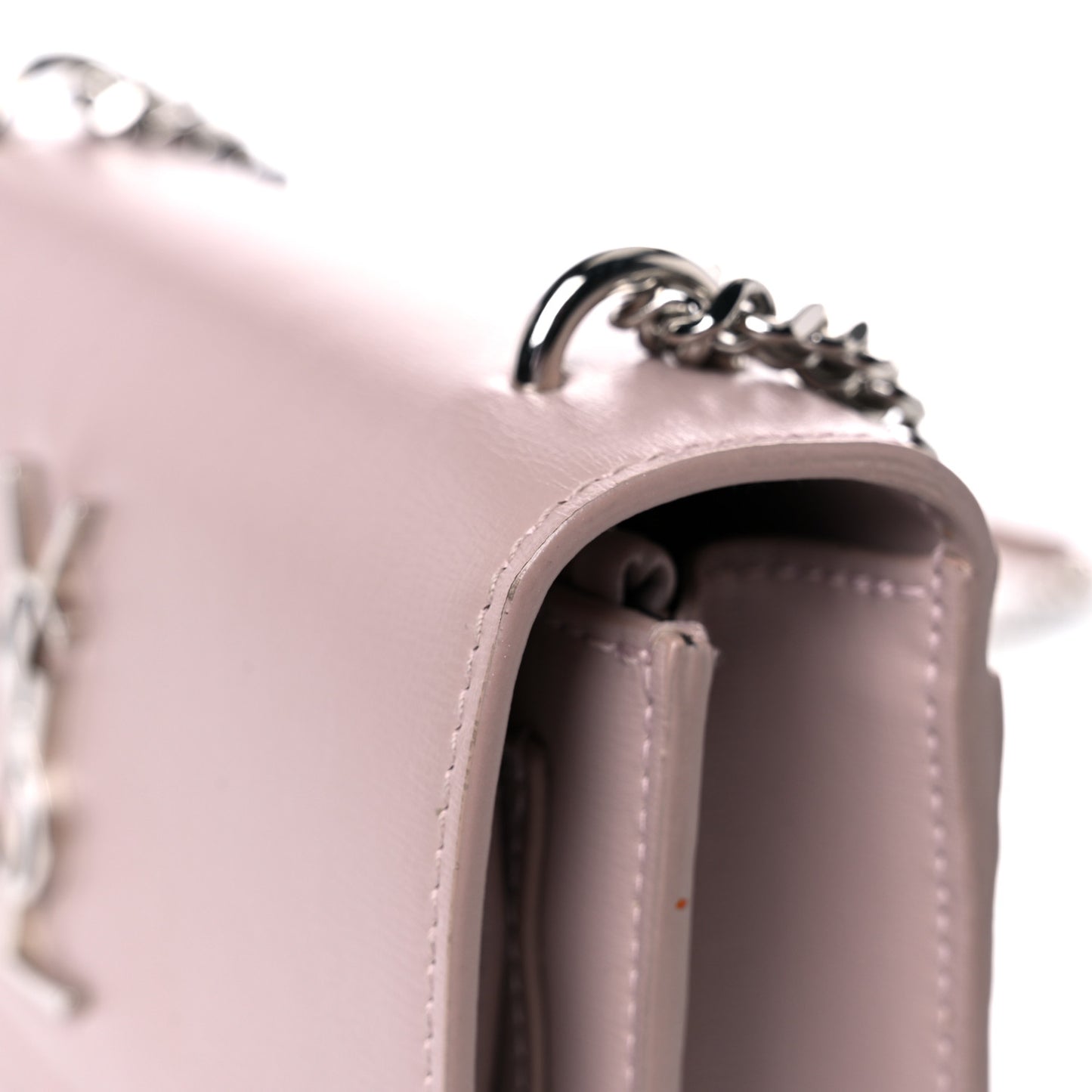Calfskin Monogram Sunset Chain Wallet Light Pink