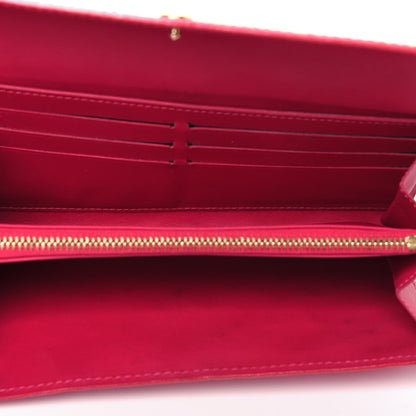 Louis Vuitton Vernis Sarah Wallet Rose Pop 5 of 19